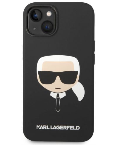 Калъф Karl Lagerfeld - MS Karl Head, iPhone 13/14, черен - 1